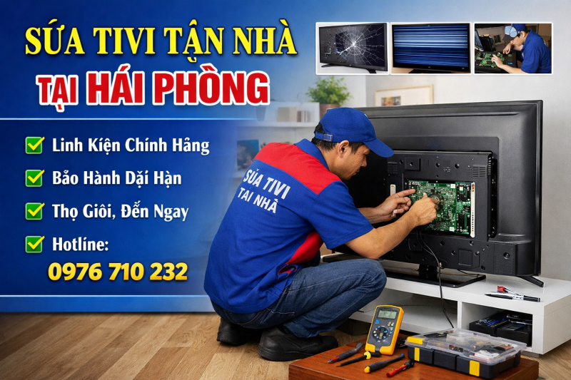 Sửa Tivi Tận Nhà Hải Phòng Uy Tín, Giá Rẻ