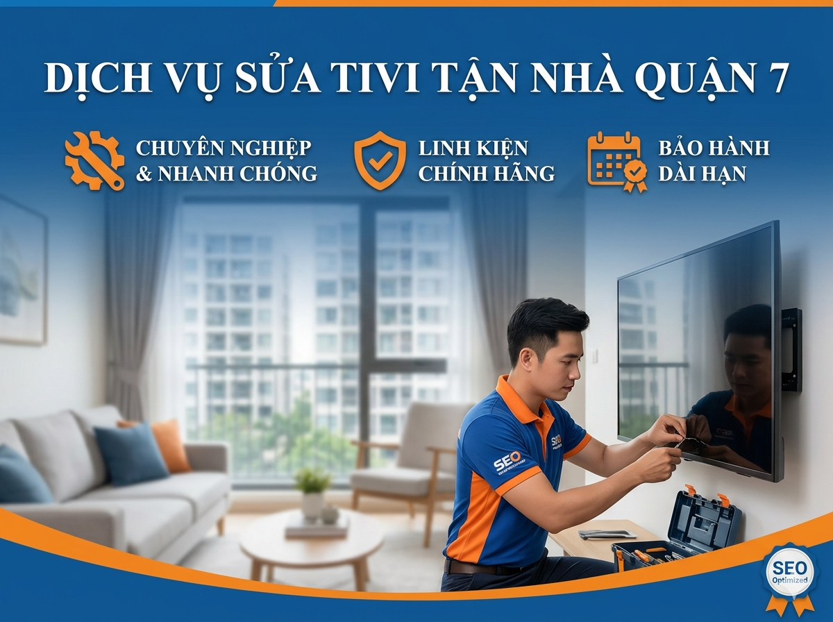 Nội dung: Sửa Tivi Tận Nhà Quận 7 Uy Tín | Linh Kiện Chính Hãng, BH 12T